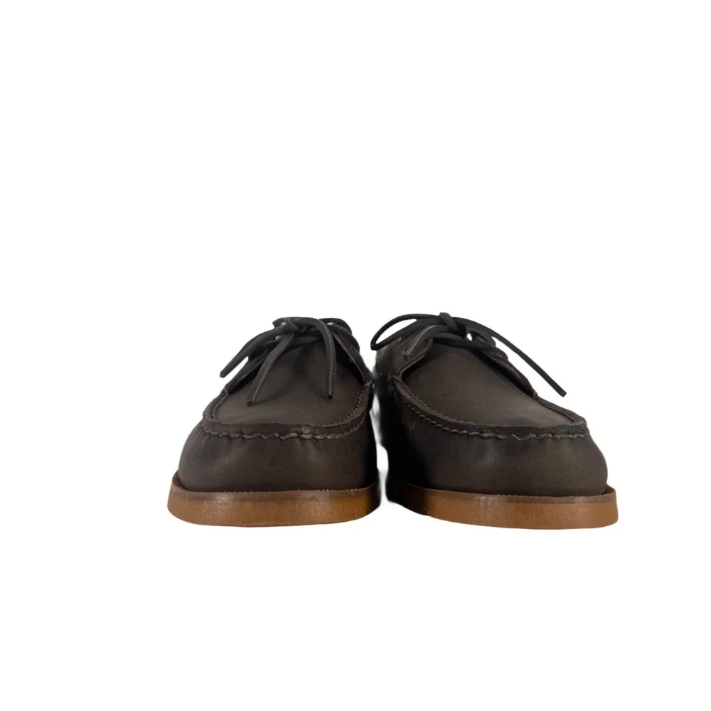 Sperry Men's Leeward 2-Eye Houndstooth‎ Boat Shoes Blue 11.5 wide